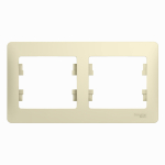 Рамка 2гн крем Glossa Systeme Electric  (1/30/180)