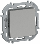 Выключатель 1кл сх1 10АХ б/к 6736021 алюм. INSPIRIA IEK
