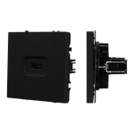 ARL NOBE Розетка HDMI софт-тач черный оникс SCT-MHD1-SFPL-BK (Arlight, -)