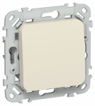 FLITE Выключ. 1-кл. кноп. прох. 10А ВС61-2-0-ФлСл сл IEK