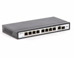 SKAT PoE-8E-1G-1S коммутатор PoE Plus, мощность 120Вт, порты: 8-Ethernet, 1-Uplink, 1-SFP