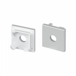 Заглушка SL-KANT-H16-S10 SQUARE с отверстием (Arlight, Пластик)