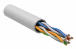 UTP 4PR 24AWG CAT5e информационный solid, LSZH, белый ITK