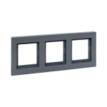 3 - местная рамка, IP44, графит, пластик Эпика EKF