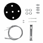 Монтажный набор ЭРА SPO-AC-MOUNTKIT-4B для светильников LED ЭРА Geometria черный