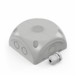 Коробка распределительная 60-0500-КВ для видеокамер двухкомпонентная безгалогенная (HF) серая 100х100х50 с кабельным вводом Промрукав