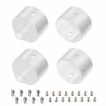 Заглушка WPH-FLEX-D22-360deg WHITE ALU с отверстием (Arlight, Металл)