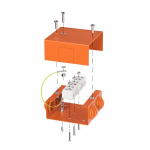 Коробка металлическая огнестойкая 70-0240-FR6.0-6 Е15-Е120 80х80х35 Промрукав