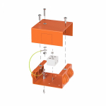 Коробка металлическая огнестойкая 70-0240-FR10.0-2 Е15-Е120 80х80х35 Промрукав