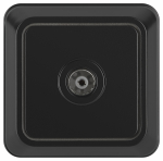 Розетка Intro Quadro 2-301-05 TV одиночная IP20 ОУ антрацит