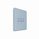 Systeme Infinity, Розетка информационная С/У RJ-45 кат.5e 2-я, Стальное небо