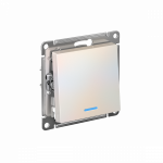 Выключатель 1кл с подсв с/у жемчуг механизм AtlasDesign Systeme Electric (1/10)