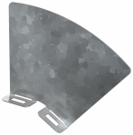 Перегородка разд. 100мм пов. верт. внеш. 45град HDZ IEK