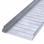 Лоток перфорированный Профи INOX (AISI 316) 600х100х6000 (1,0 мм) (12 м/уп) Промрукав