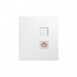 Розетка комп+TV RJ45+TV с/у жемчуг механизм кат.6 MIELE STRONG KRANZ (1/100)