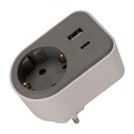 Адаптер JAZZway AD-1GAC-gy USB, заземл.