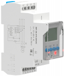 Реле фаз ORF-SN 3ф. 2 конт. 70-400В AC с контр. нейтр. ONI