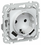 FLITE Роз.с з/к/ш 16А USB AA 3,1А РСЮша11-0-ФлЖ жем. IEK