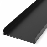 Лоток неперфорированный Стандарт 500х100х3000 (1,0 мм) RAL 9005 (6 м/уп) Промрукав