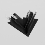 Угол-соединитель 45° Exility встраиваемый под ГКЛ 12,5мм, черный