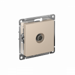 Розетка 1гн ТВ оконечная с/у песочный механизм AtlasDesign Systeme Electric  (1/10)