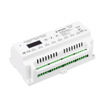 INTELLIGENT ARLIGHT Релейный модуль SMART-SWITCH-708-82-D2-DIN (230V, 8x10A, DALI, DMX512) (IARL, IP20 Пластик, 5 лет)