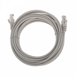 Шнур коммутационный патч-корд U/UTP, CAT 5e, RJ45-RJ45, 26AWG, PVC, серый, 5м REXANT