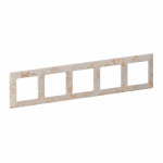 Рамка 5гн ампир крем Valena LIFE Legrand