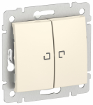 IEKVALENA Выкл. 2кл. подсв. сх5L 10АХ б/к 6956301 сл. к. IEK