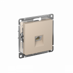 Розетка 1гн комп RJ45 с/у песочный механизм AtlasDesign Systeme Electric (1/10)