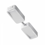 Коннектор питания прямой Radity встраиваемый белый Белый TRA084C-W-12