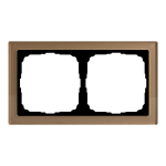 ARTGALLERY PURE 2-постовая РАМКА, ОРГАНИЧЕСКОЕ СТЕКЛО ШАМПАНЬ