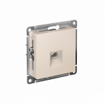 Розетка 1гн комп RJ45 с/у крем механизм кат.6А AtlasDesign Systeme Electric