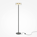 Напольный светильник (торшер) Dress code Черный и Латунь