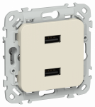 FLITE Роз. USB AA 2,1А РЮ-2-ФлСл сл IEK