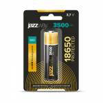 Li-Ion аккумулятор JAZZway 18650 3500 мАч с защитой BL-1