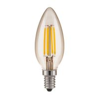 Лампа светодиод свеча BL131 7W 3300K E14 (C35 прозрачный) (1/10)