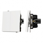 Механизм выключателя управления шторами SWT-TENDO-MKR2-PL-WH (230V, 10A) (Arlight, Белый)