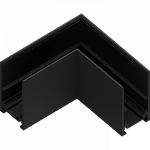 MGN TRACK/S accessory horizontal corner BK