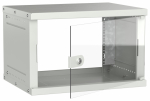 Шкаф наст. 6U 600х450мм стекл. дв. сер. GENERICA