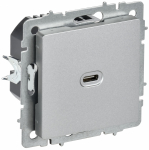 BRITE Роз. USB C 65Вт высокоскор. зар. РЮ12-1-БрА алюм. IEK