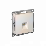 Розетка 1гн комп RJ45 с/у жемчуг механизм кат.5е AtlasDesign Systeme Electric (1/10)