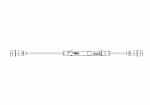 БРП, с мониторингом, серия Uniprom, 0/1U, 240В, 1Ф, 16A, вход IEC309, выход IEC309