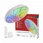 Светильник светодиодный COMFORT SHELL-RGB 125Вт 230В 3000-6500K 10000Лм 500x80мм с пультом ДУ IN HOME