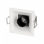 Светильник MS-ORIENT-BUILT-TURN-TC-S67x67-3W Warm3000 (WH-BK, 30 deg, 230V) (ARL, IP20 Металл, 5 лет)