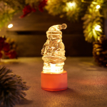 Фигура светодиод на подставке "Санта Клаус" RGB