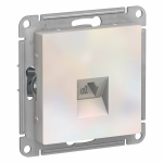 Розетка 1гн ТФ RJ11 с/у жемчуг механизм AtlasDesign Systeme Electric (1/10)