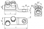 Наконечник болтовой 2НБВ-2-002 70/120 ЗЭТАРУС (1)