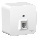 Розетка 1гн ТФ RJ11 о/у белый IP20 Blanca Systeme Electric (1/12)