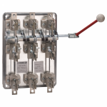 Выключатель-разъединитель встр. стационарный 3p 100А 690В 30кА рычажковый сервисный, для авар. остановки IP00 КЭАЗ